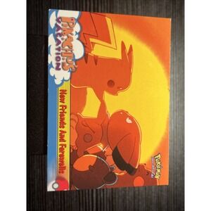 New Friends And Farewells # 59 VLP - Topps Pikachus Vacation Pokemon Subset Card